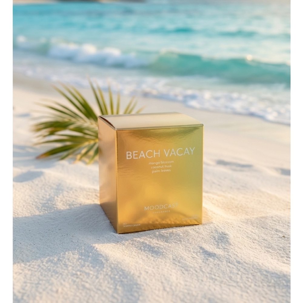 Beach Vacay Gold Scented Candle